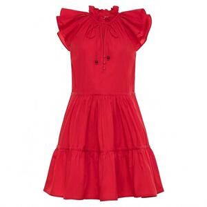 NEW ANNA CATE women's aimee dress in maroon